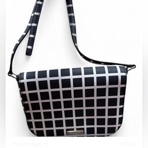 Kate Spade Laurel Way Carsen printed check crossbody bag